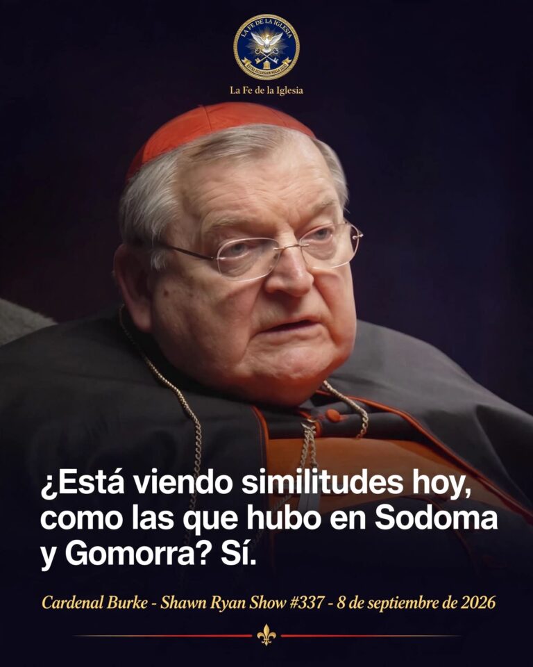 “¿Ves similitudes hoy con Sodoma y Gomorra?