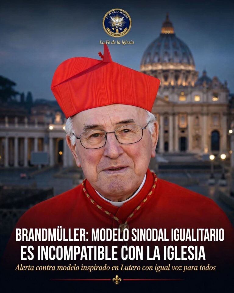 BRANDMÜLLER ESTALLA CONTRA LA SINODALIDAD IGUALITARIA A sus 97 años, el Cardenal Walter Brandmüller no se…