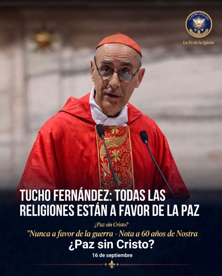 En entrevista con Vatican News por la Nota «Un camino de esperanza» a 60 años de Nostra Aetate, el prefecto…