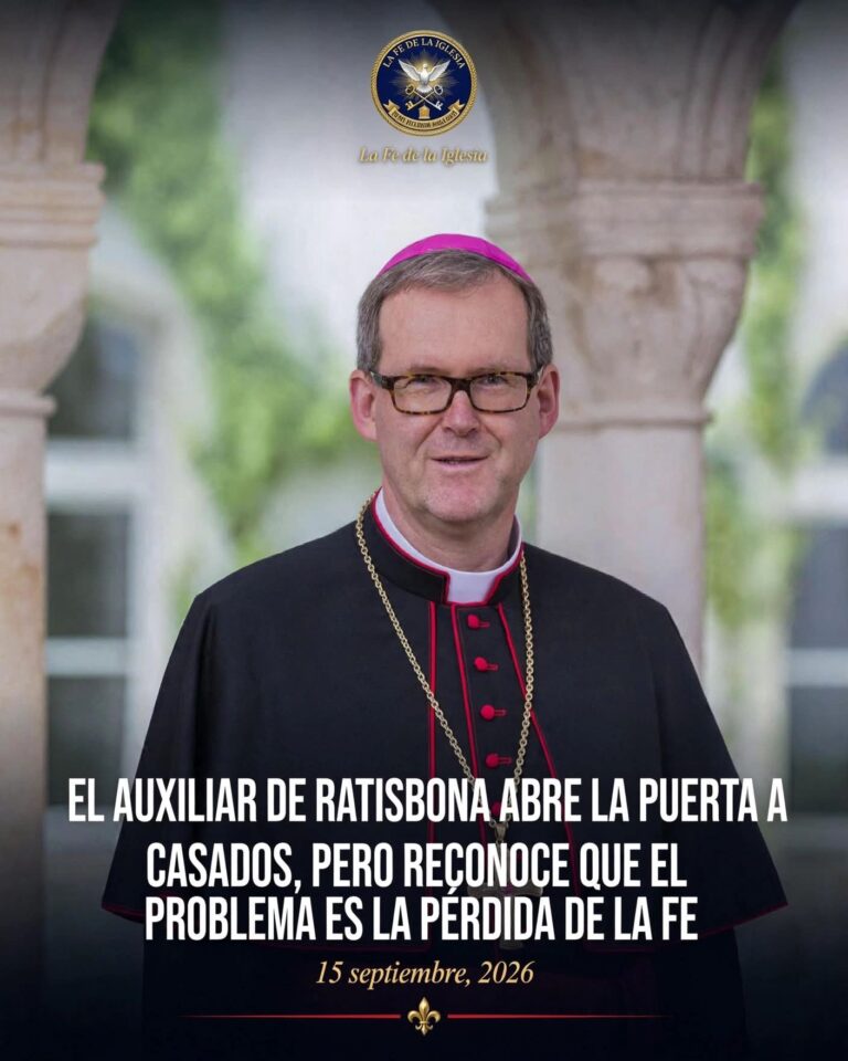 El obispo auxiliar de Ratisbona (Alemania), Mons. Josef Graf, se ha mostrado dispuesto a admitir la…