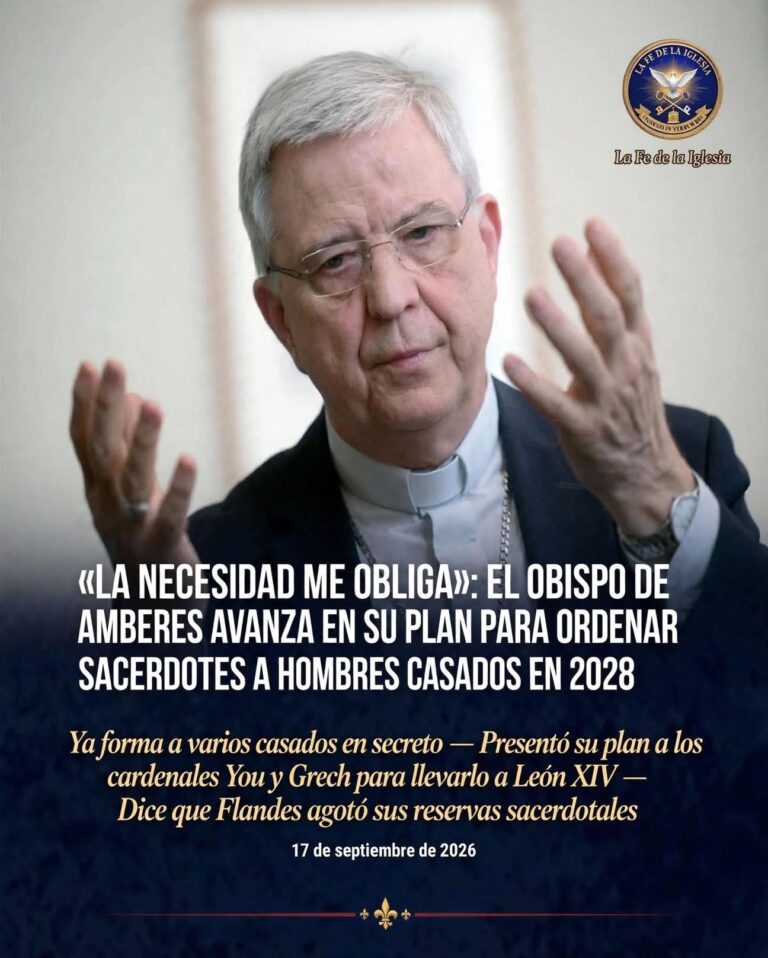 El obispo de Amberes, Mons. Johan Bonny, avanza en su plan para ordenar sacerdotes a hombres casados en 2028.…