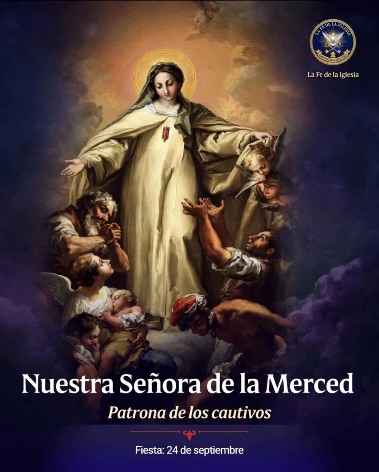 Hoy la Iglesia celebra a Nuestra Señora de la Merced, una advocación mariana nacida del deseo de llevar…