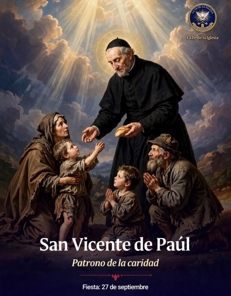 Hoy la Iglesia celebra a San Vicente de Paúl, el Apóstol de la caridad y padre de los pobres, nacido del…