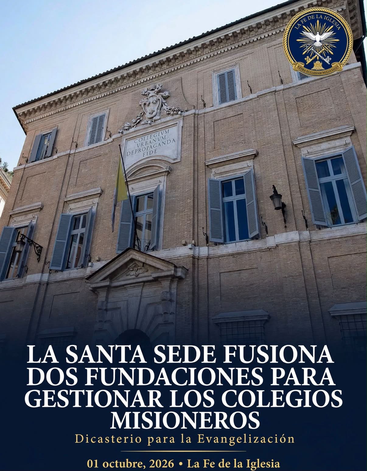 La Santa Sede ha publicado hoy el Rescriptum ex Audientia con el que León XIV aprueba los Estatutos de Donum…