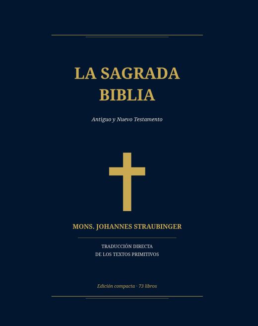 La Sagrada Biblia, traducción de Mons. Straubinger
